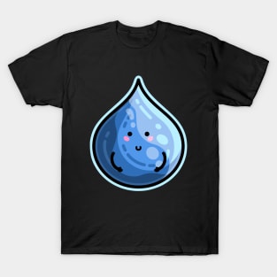 Kawaii Cute Water Droplet T-Shirt